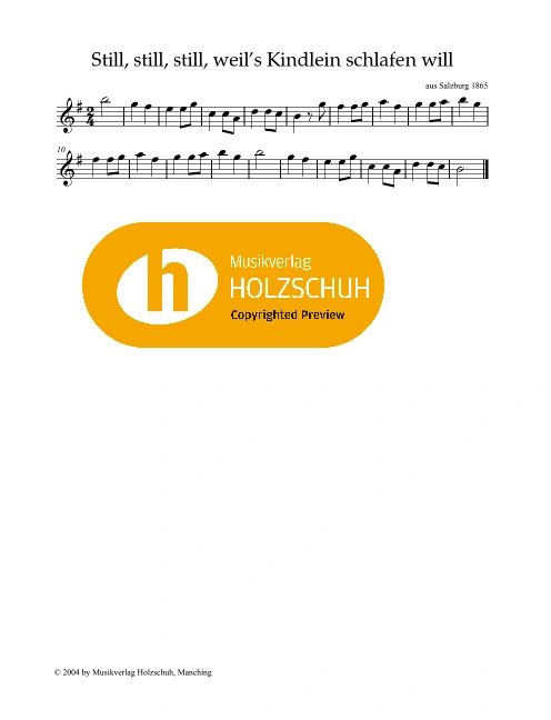 Still, still, still, weils Kindlein schlafen will